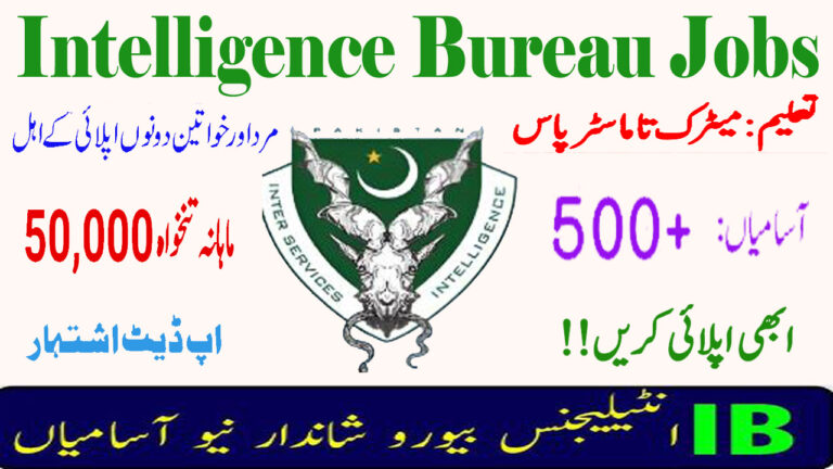 Intelligence Bureau Jobs 2024|Apply Online Now