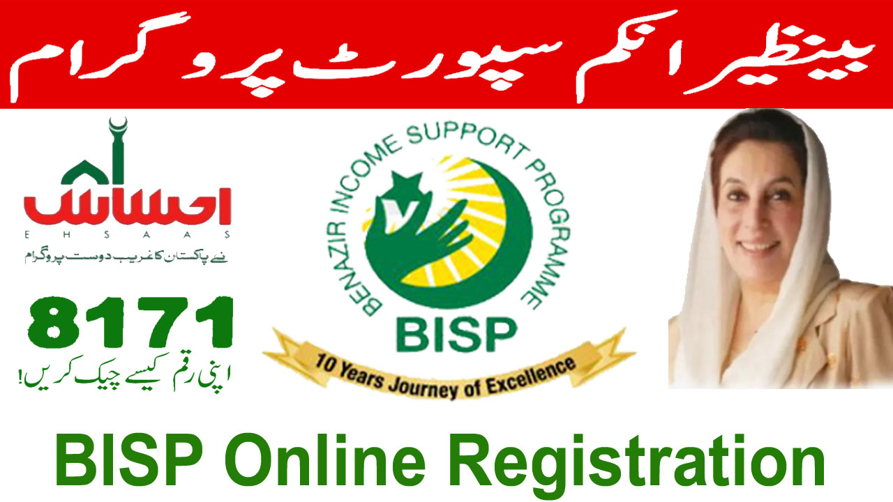 Benazir Income Support Program | 8171 Online Registration Portal